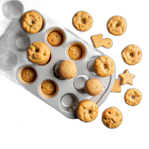 food, golden, collection, baked transparent PNG cut-out