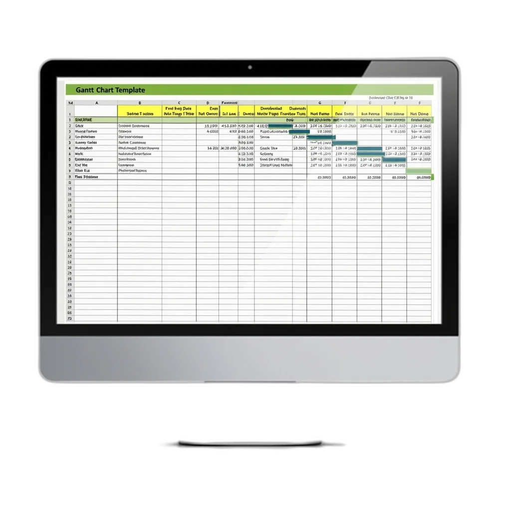 detailed, excel, chart, template transparent PNG cut-out