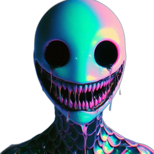 mask, robot, face, creature transparent PNG cut-out
