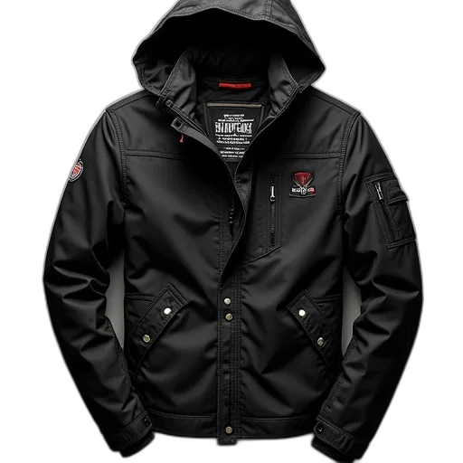jacket, 3d render, superdry, neo transparent PNG cut-out