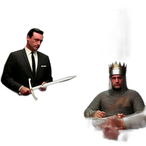 crown, sword, staff, weapon transparent PNG cut-out