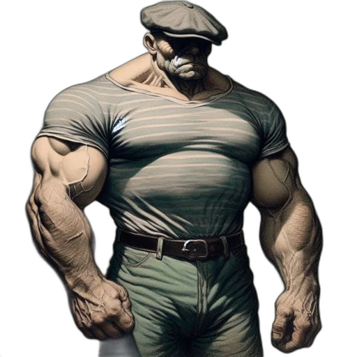 hat, robot, staff, weapon transparent PNG cut-out