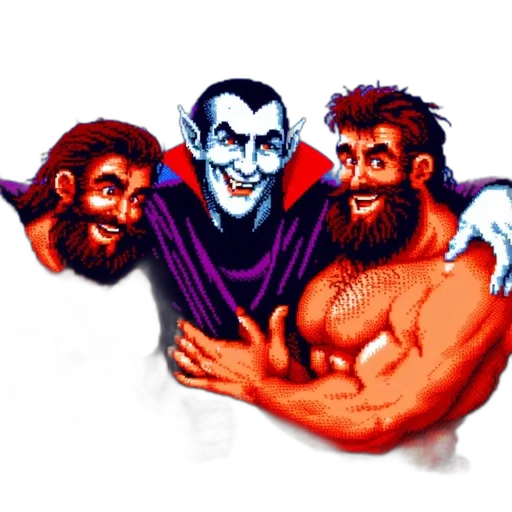 pixel art, concept art, comic book art, fantasy art transparent PNG cut-out