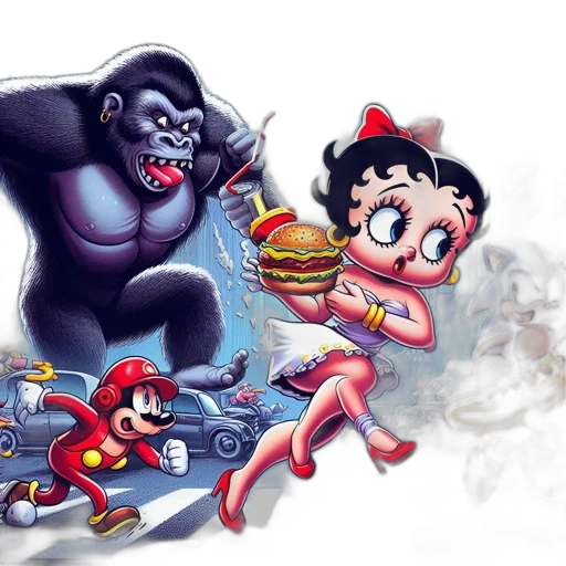 food, concept art, comic book art, fantasy art transparent PNG cut-out