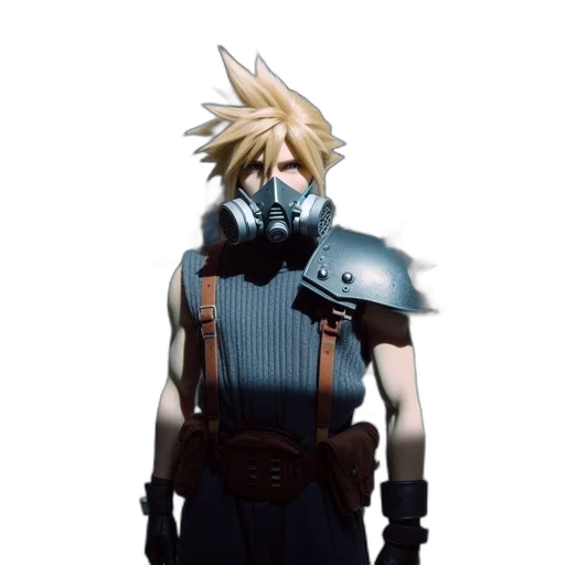 mask, staff, weapon, robot transparent PNG cut-out