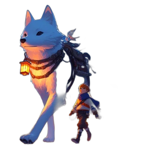 creature, staff, animal, mask transparent PNG cut-out