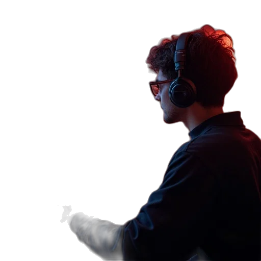 staff, jacket, face, robot transparent PNG cut-out