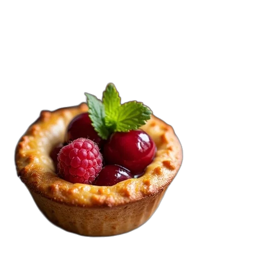 food, crown, photorealistic, 3d render transparent PNG cut-out