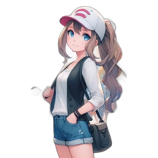 hat, staff, dress, jacket transparent PNG cut-out