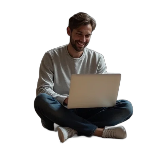 staff, face, jacket, furniture transparent PNG cut-out