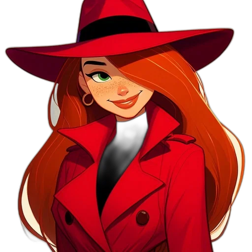 hat, jacket, staff, face transparent PNG cut-out