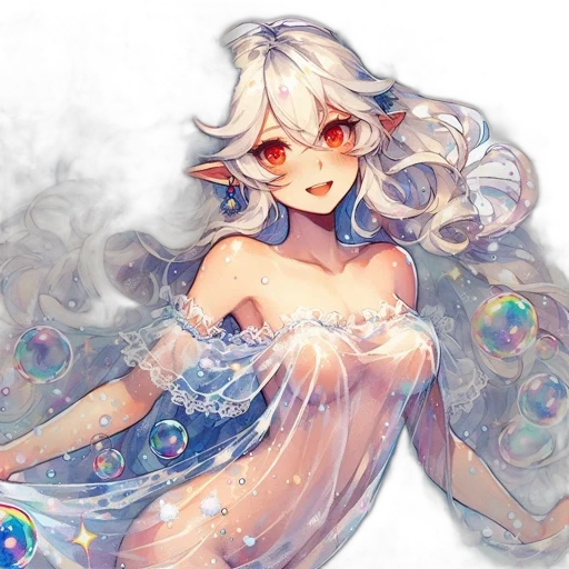 dress, dragon, staff, mask transparent PNG cut-out