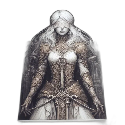 sword, dress, jewelry, mask transparent PNG cut-out