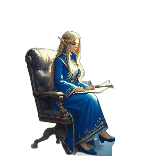 staff, dress, furniture, dragon transparent PNG cut-out