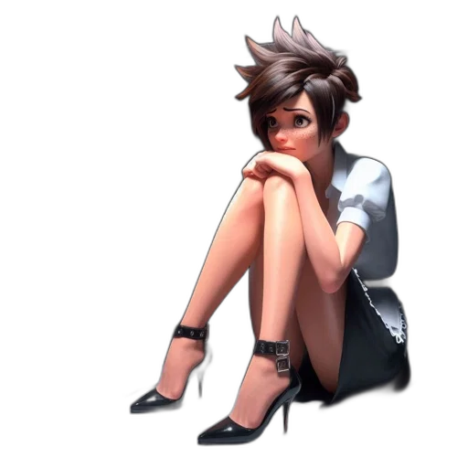 staff, dress, jacket, shoes transparent PNG cut-out