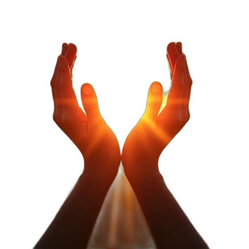 staff, 3d render, fire, cover transparent PNG cut-out