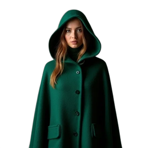 jacket, dress, green, women transparent PNG cut-out