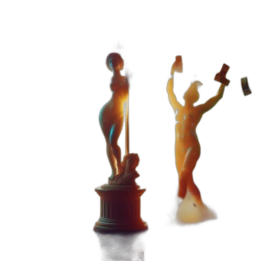 staff, 3d render, concept art, photorealistic transparent PNG cut-out