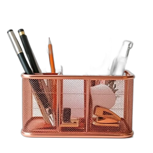 jewelry, copper-colored, mesh, organizer transparent PNG cut-out