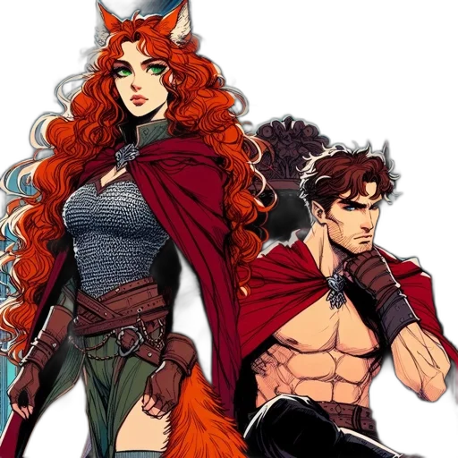 comic book art, concept art, fantasy art, pixel art transparent PNG cut-out