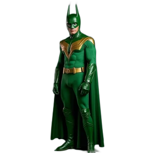 concept art, 3d render, green, hero transparent PNG cut-out