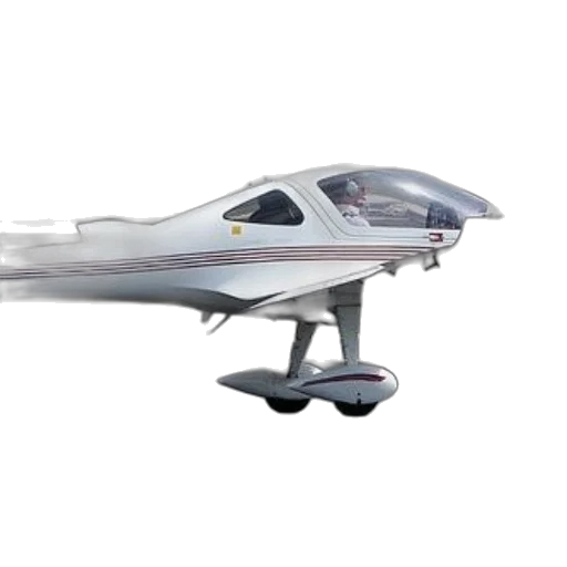 3d render, sleek, white, airplane transparent PNG cut-out