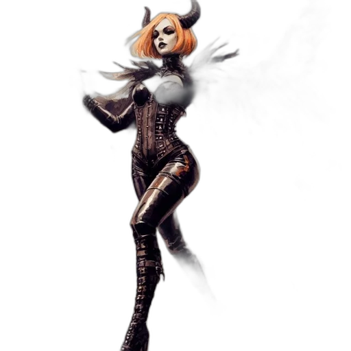 concept art, comic book art, fantasy art, 3d render transparent PNG cut-out