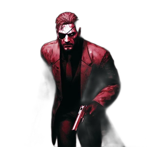 jacket, staff, weapon, creature transparent PNG cut-out