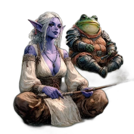 concept art, fantasy art, pixel art, photorealistic transparent PNG cut-out