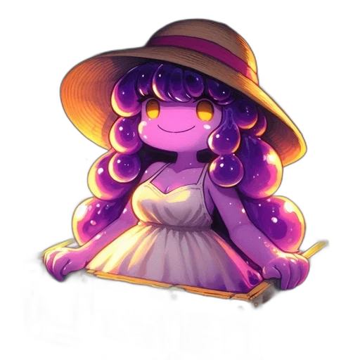 hat, dress, staff, crown transparent PNG cut-out