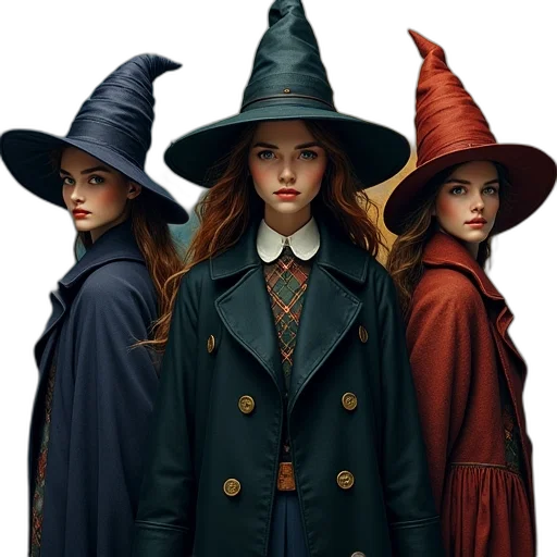 hat, staff, dress, concept art transparent PNG cut-out