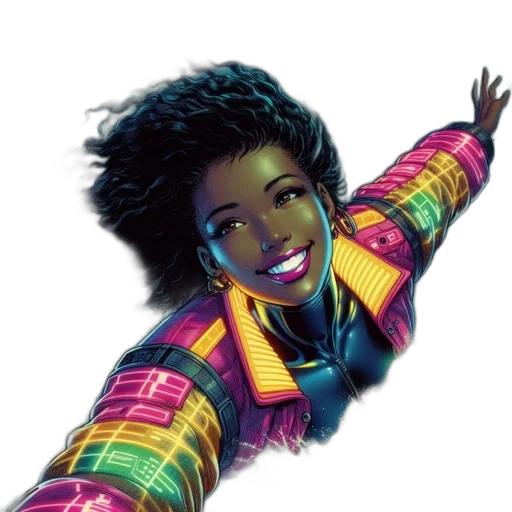 jacket, comic book art, concept art, cartoon transparent PNG cut-out