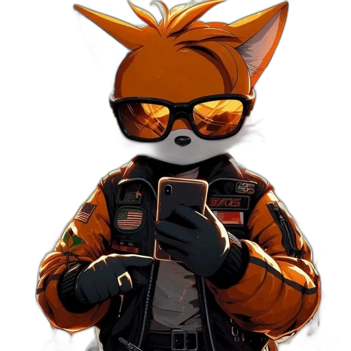 jacket, mask, staff, animal transparent PNG cut-out