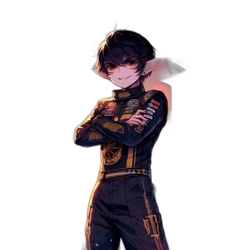 jacket, weapon, staff, mask transparent PNG cut-out