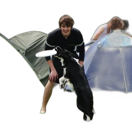 umbrella, creature, outer space, person transparent PNG cut-out