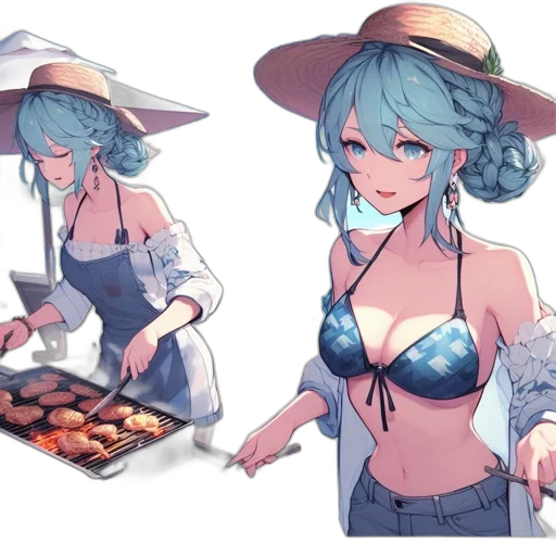 food, hat, concept art, anime transparent PNG cut-out