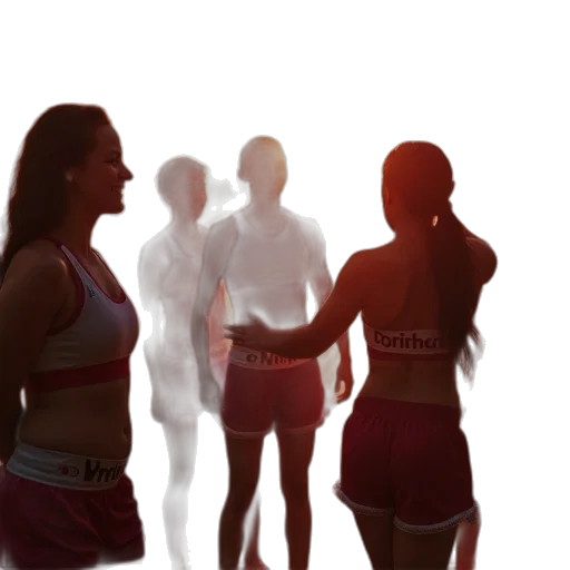 3d render, tongas, celebrating, their transparent PNG cut-out