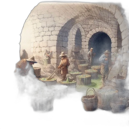 concept art, fantasy art, 3d render, watercolor transparent PNG cut-out