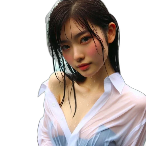 dress, face, jacket, robot transparent PNG cut-out