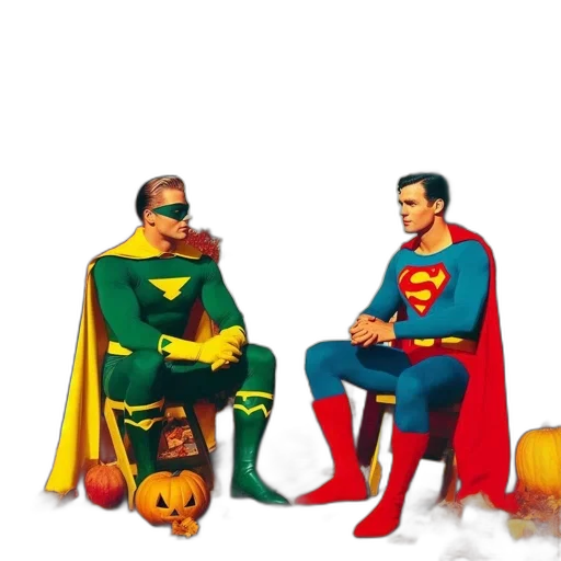 comic book art, concept art, outer space, two transparent PNG cut-out