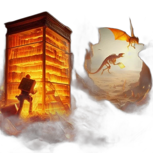 dragon, concept art, fantasy art, fire transparent PNG cut-out
