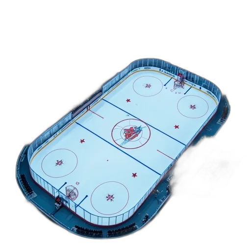 view, above, ice, rinks transparent PNG cut-out