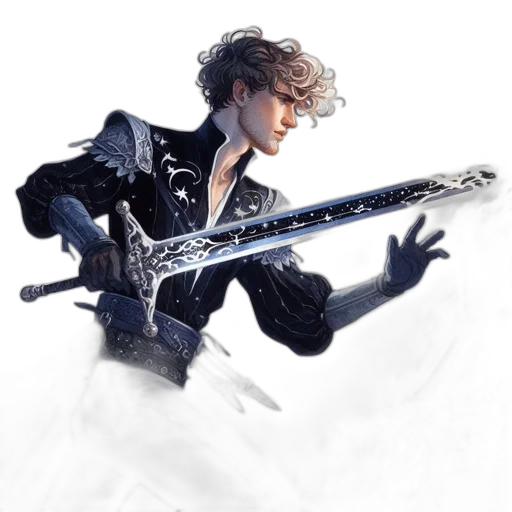 sword, weapon, staff, jacket transparent PNG cut-out