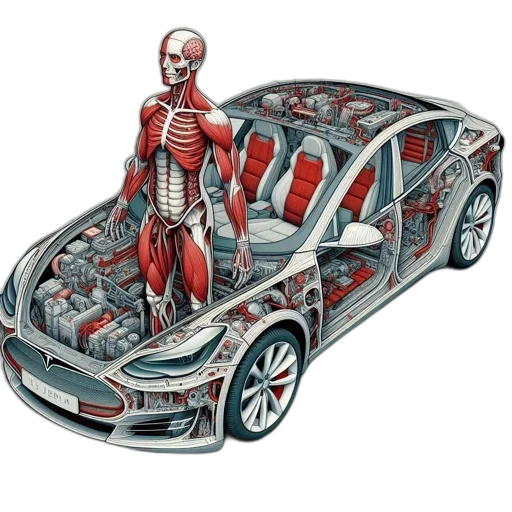 car, robot, concept art, cartoon transparent PNG cut-out
