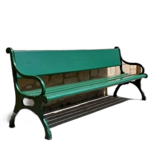 furniture, 3d render, photorealistic, green transparent PNG cut-out