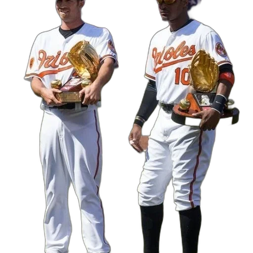 two, baseball, players, orioles transparent PNG cut-out
