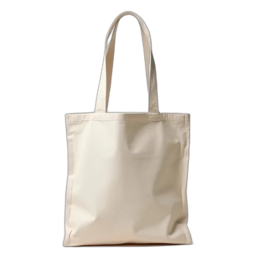 photorealistic, earth tones, canvas, tote transparent PNG cut-out