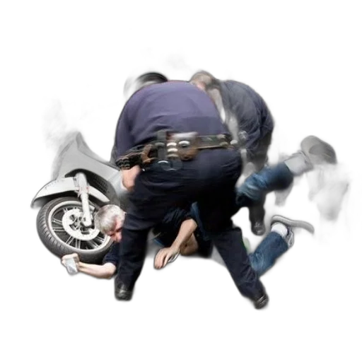 weapon, jacket, car, shoes transparent PNG cut-out