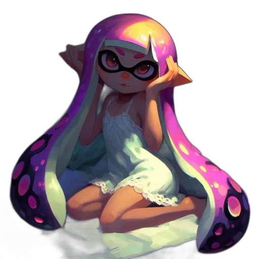 dress, creature, mask, weapon transparent PNG cut-out