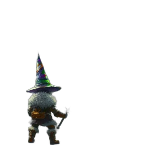 hat, staff, creature, weapon transparent PNG cut-out